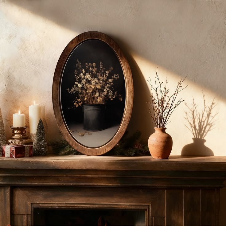 Vintage Floral Framed Wall Art